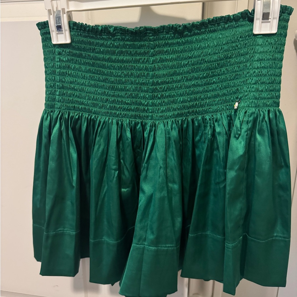 NATURAL LIFE Vibrant Green A-Line Skirt